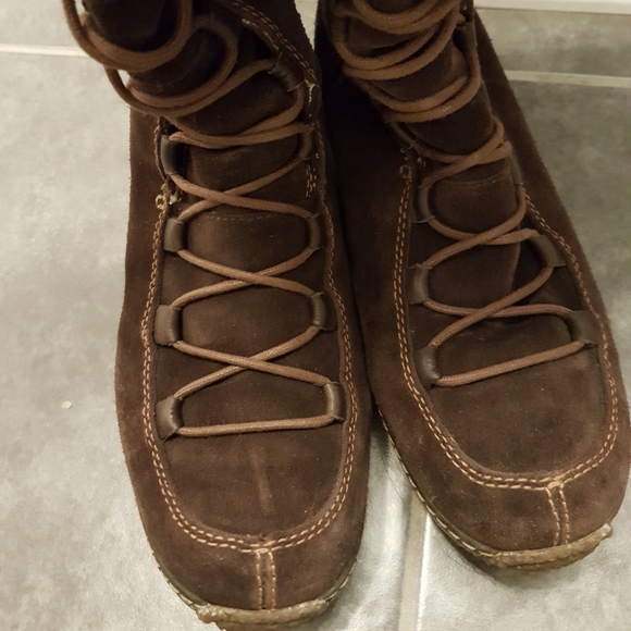 Timberland leather tall winter boots - Picture 4 of 4